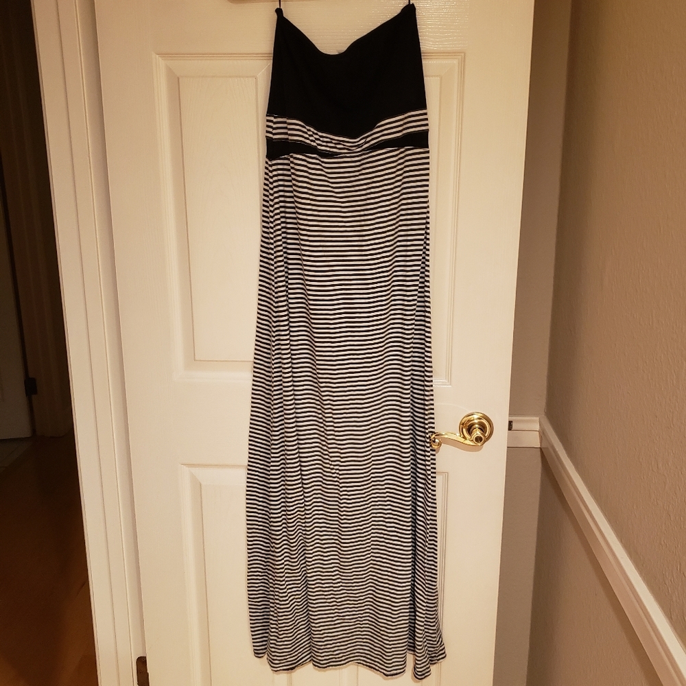 Hurley maxi strapless dress